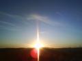 Puesta de sol vista desde La Montiela