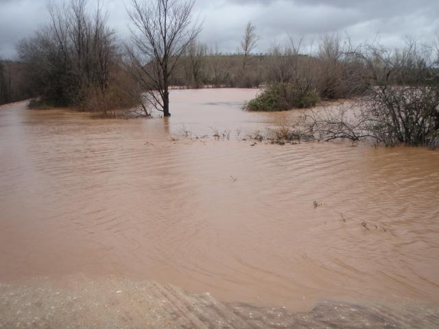 Rio Jabaln desbordado