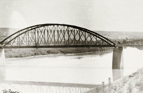 El puente antiguamente