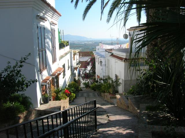 calle del Castillo de Almuecar. 
