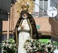 La Vigen de la Soledad en las Fiestas.