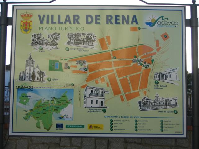 Plano de Villar de Rena