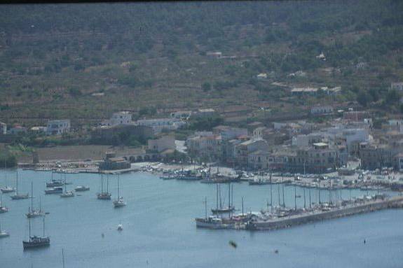 vista panoramica del puerto aos 70