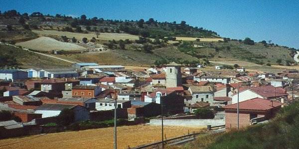Cevico Navero desde la carretera a Aranda de Duero