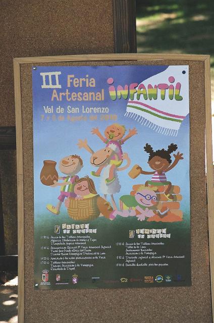 Cartel de la Feria Artesanal Infantil 2010.