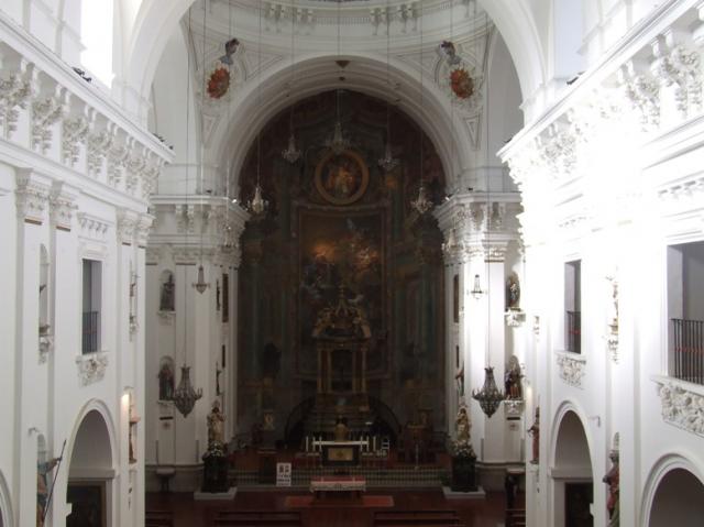 Interior de la iglesia de los jesuitas