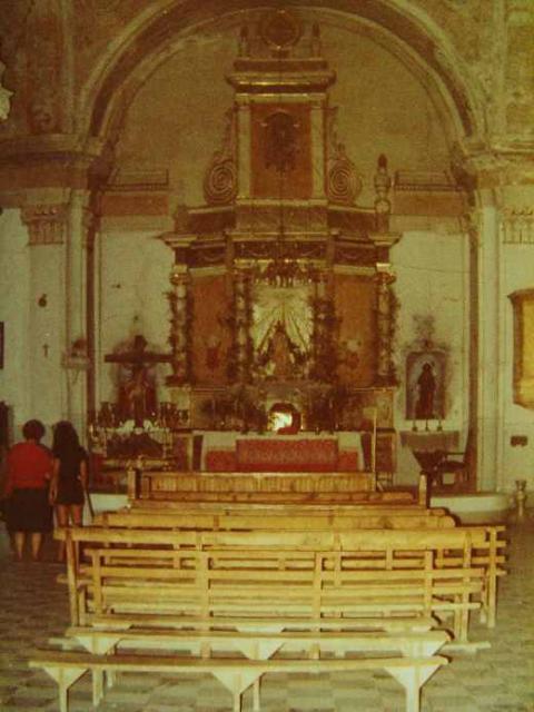 iglesia - altar - Sta Cruz