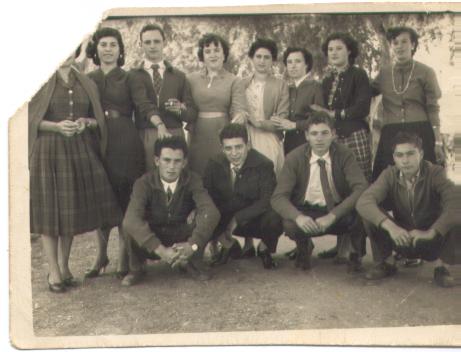 La juventud de Alcollarn en 1950