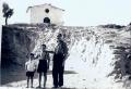 La trinchera con la ermita al fondo año 1956