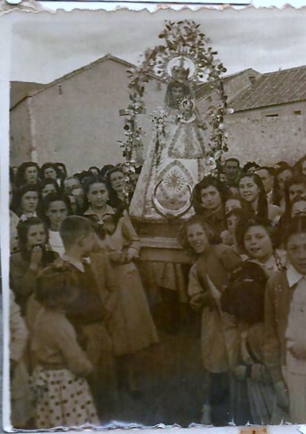 Bajada de la Virgen ao 1950