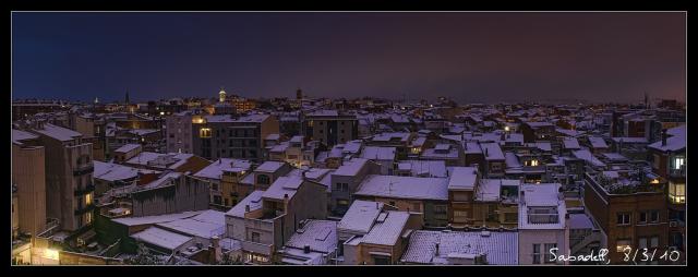 Sabadell nevado