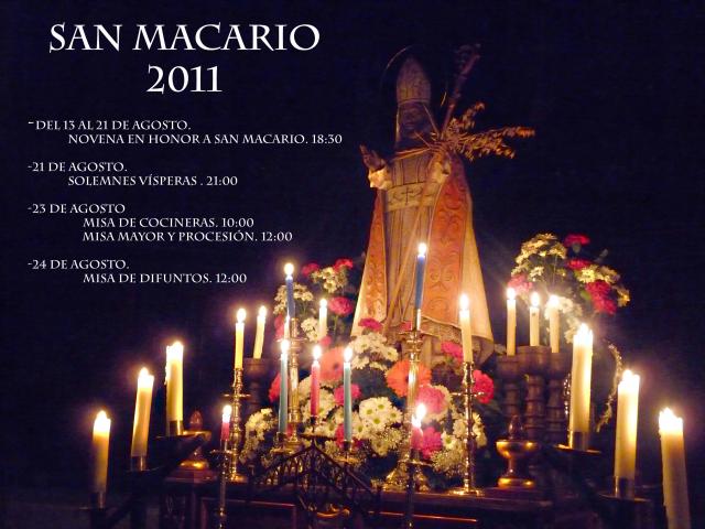 Cartel San Macario 2011