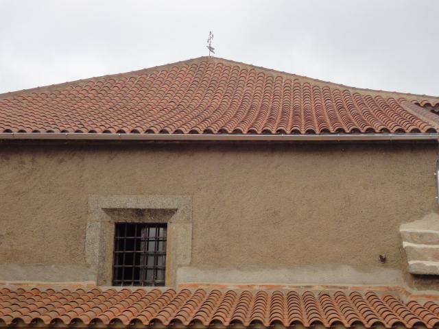 reparacin del tejado de la Iglesia de Galinduste