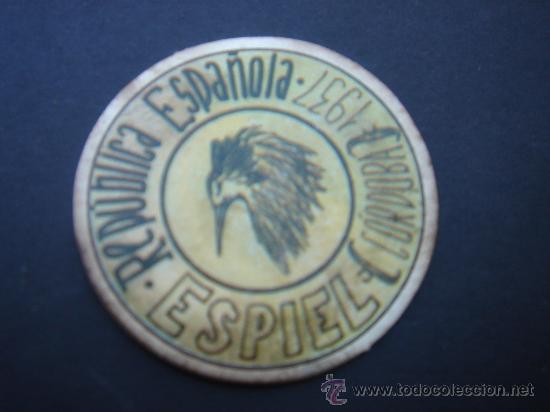 Cartn moneda local de Espiel, 2 repblica 1937