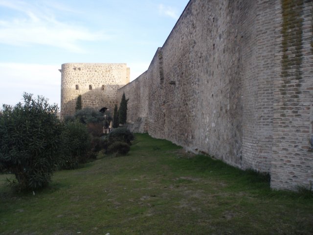 muralla y torre alejada