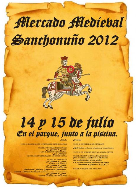 Cartel Feria Medieval 2012