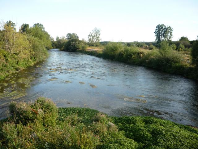 foto del rio desde la pasarela n. lado contrario