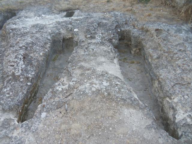 Las tumbas de la necrpolis medieval