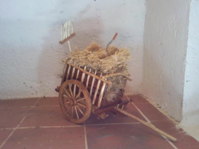 (miniatura, carro tipico agricola (carro de varas)