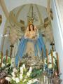 Virgen del Rosario en su camarín