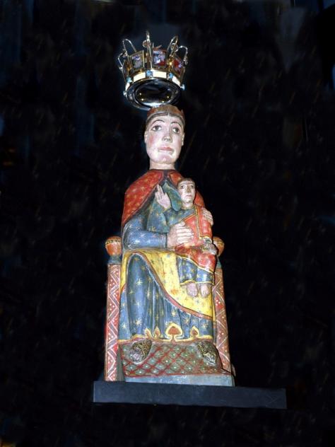 La talla de la Virgen de Nuria 