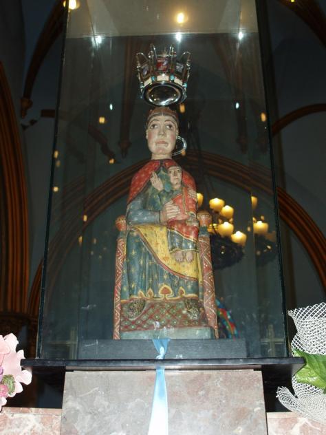 Imagen de la Virgen de Nuria. 