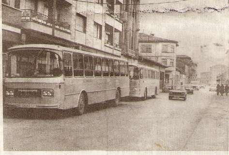 Antiguos autobuses El Carbonero 