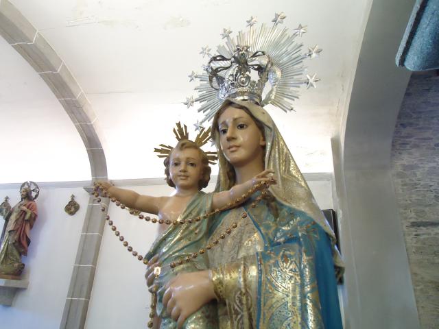 Virxe de O Rosario (Igrexa de Barallobre)