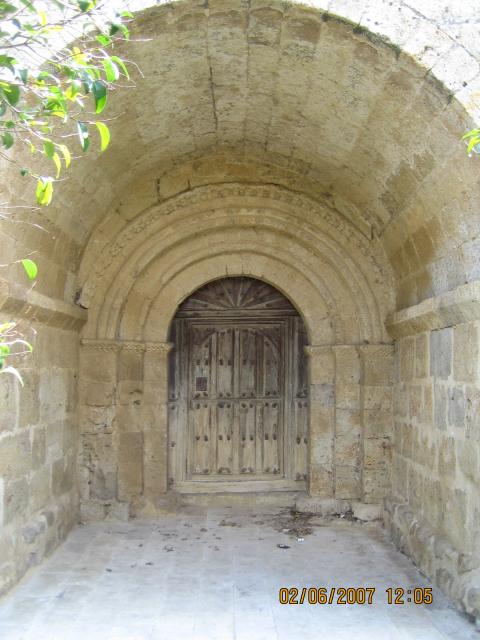 portico de la iglesia