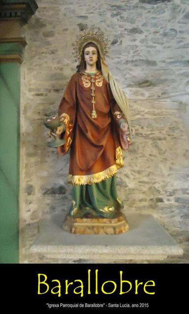 Imaxe de Santa Luca - Igrexa de Barallobre