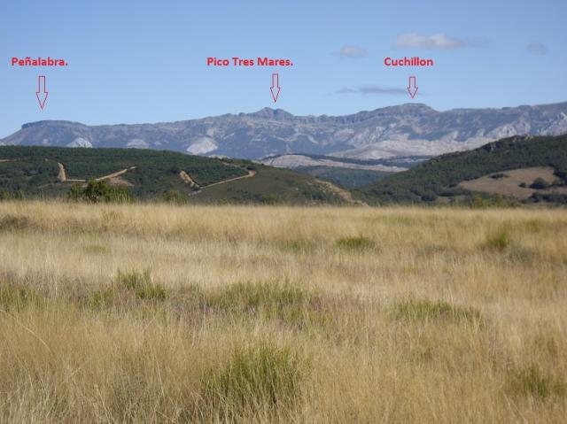 Vista de Pealabra y Tres Mares, desde el Paramo..