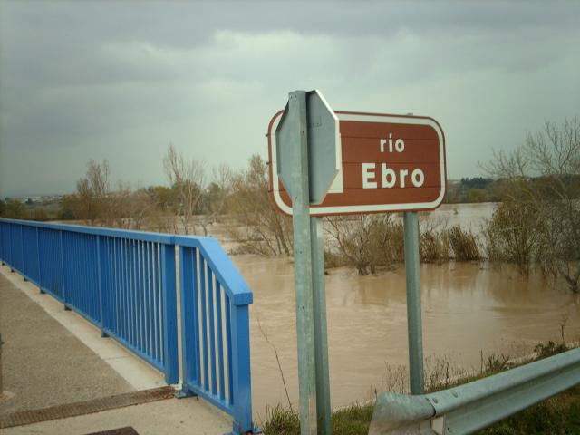 Crecida del Ebro el 3 de Abril