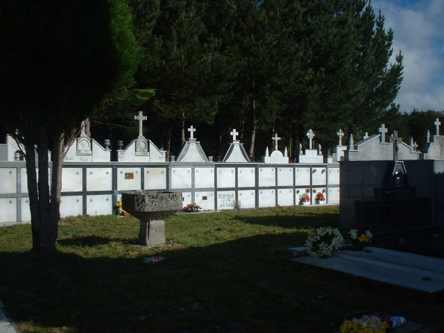 Parte del cementerio.