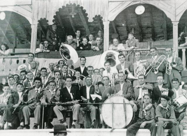 Banda de Msica. Plaza de Toros. 1953