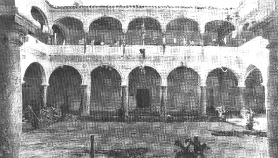 Patio Interior del palacio desaparecido
