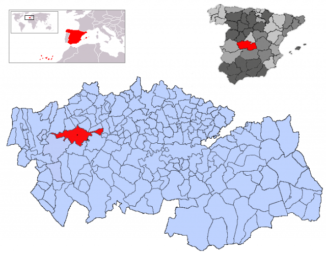 Localizacin del municipio de Talavera