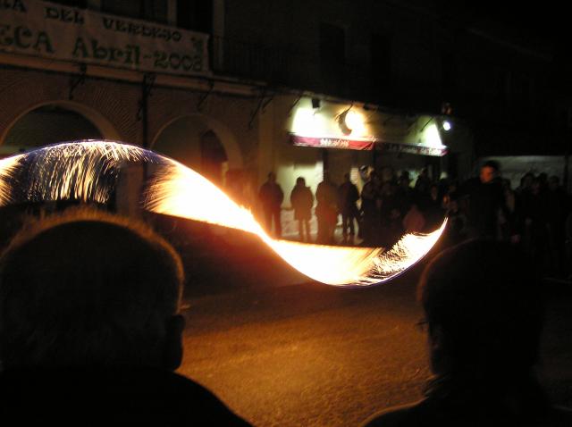 Fuego en la noche: fiesta del verdejo 2008