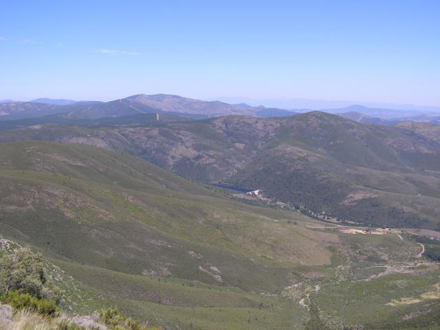 Vista del embalse Prado de la Monja