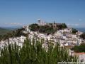 Panorámica del pueblo de Casares en Málaga